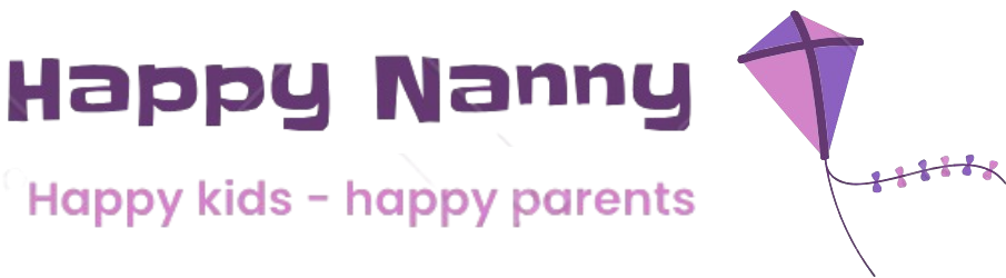Happy Nanny logotyp med drake